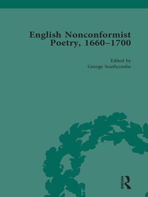cover image of English Nonconformist Poetry, 1660–1700, vol 1
